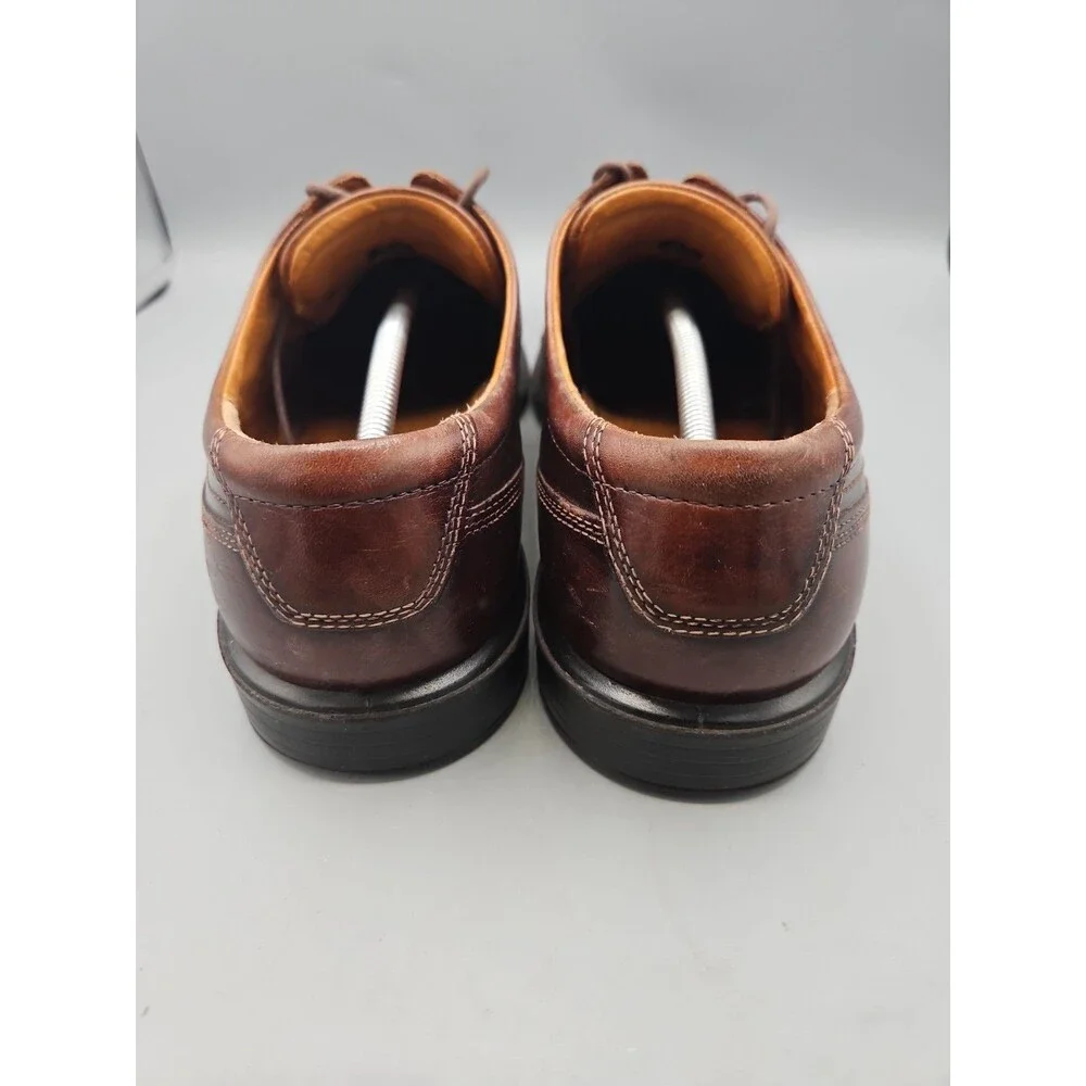 Florsheim Men's 47 Sz 13 Leather Upper Brown Low Top Lace Up Oxford Dress Shoes